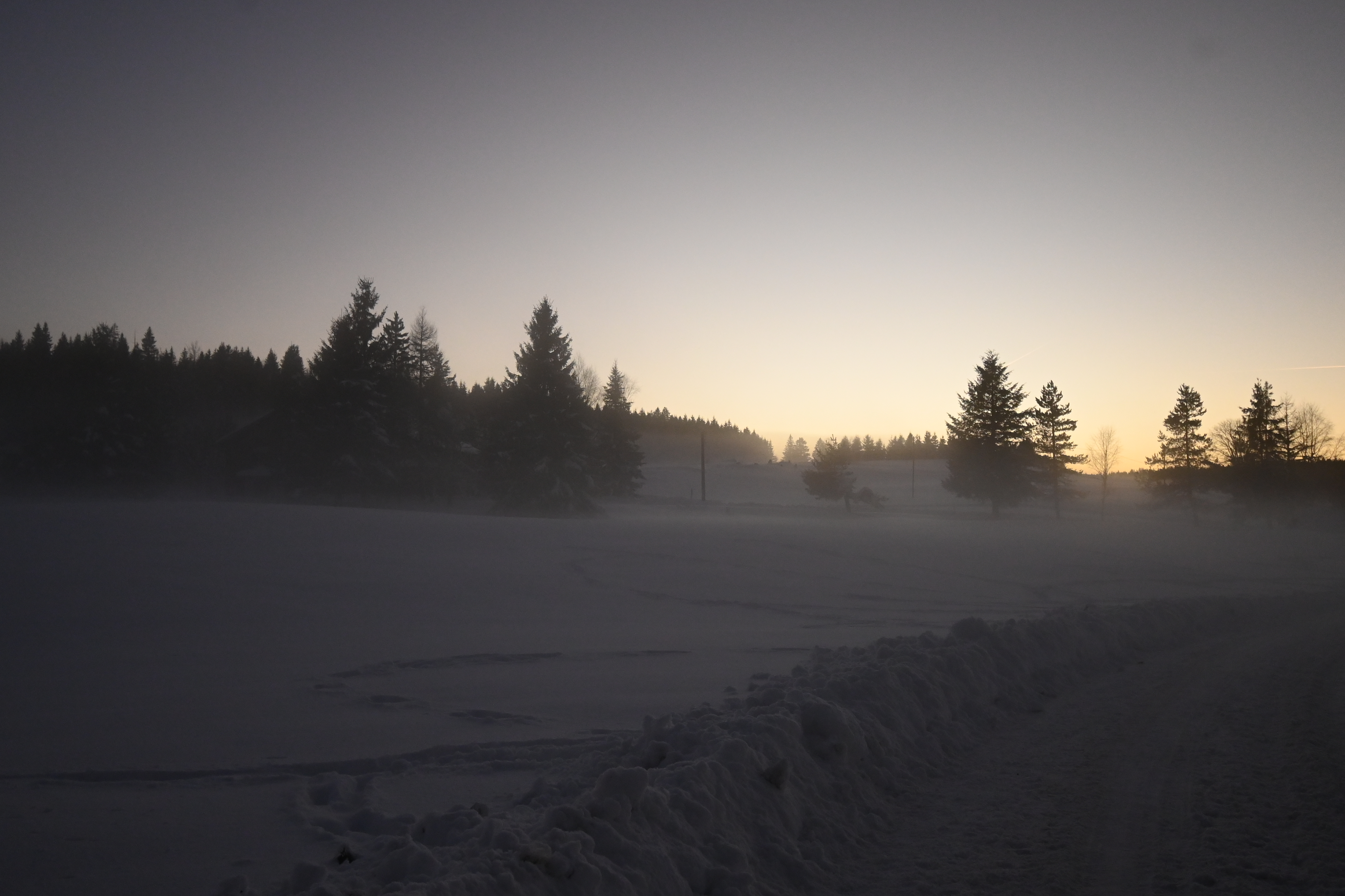 Brouillard dans la vallée